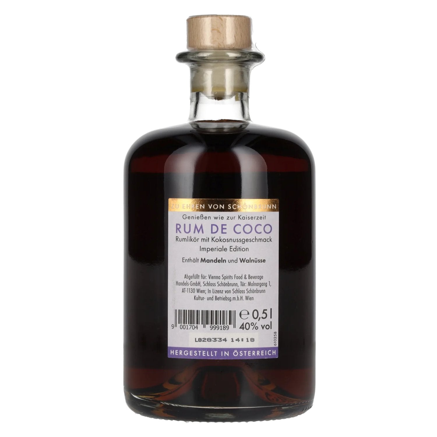 Schönbrunn Vienna Maria Theresia Liqueur Rum de Coco 40% Vol. 0,5l