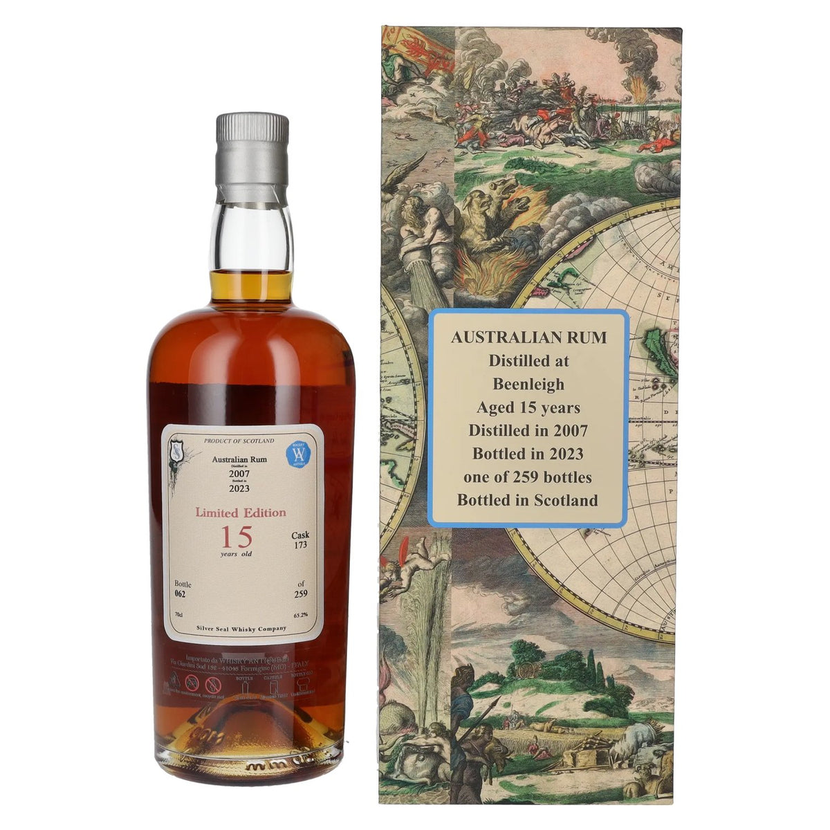 Silver Seal AUSTRALIAN Rum 15 Years Old 2007 65,2% Vol. 0,7l in Geschenkbox