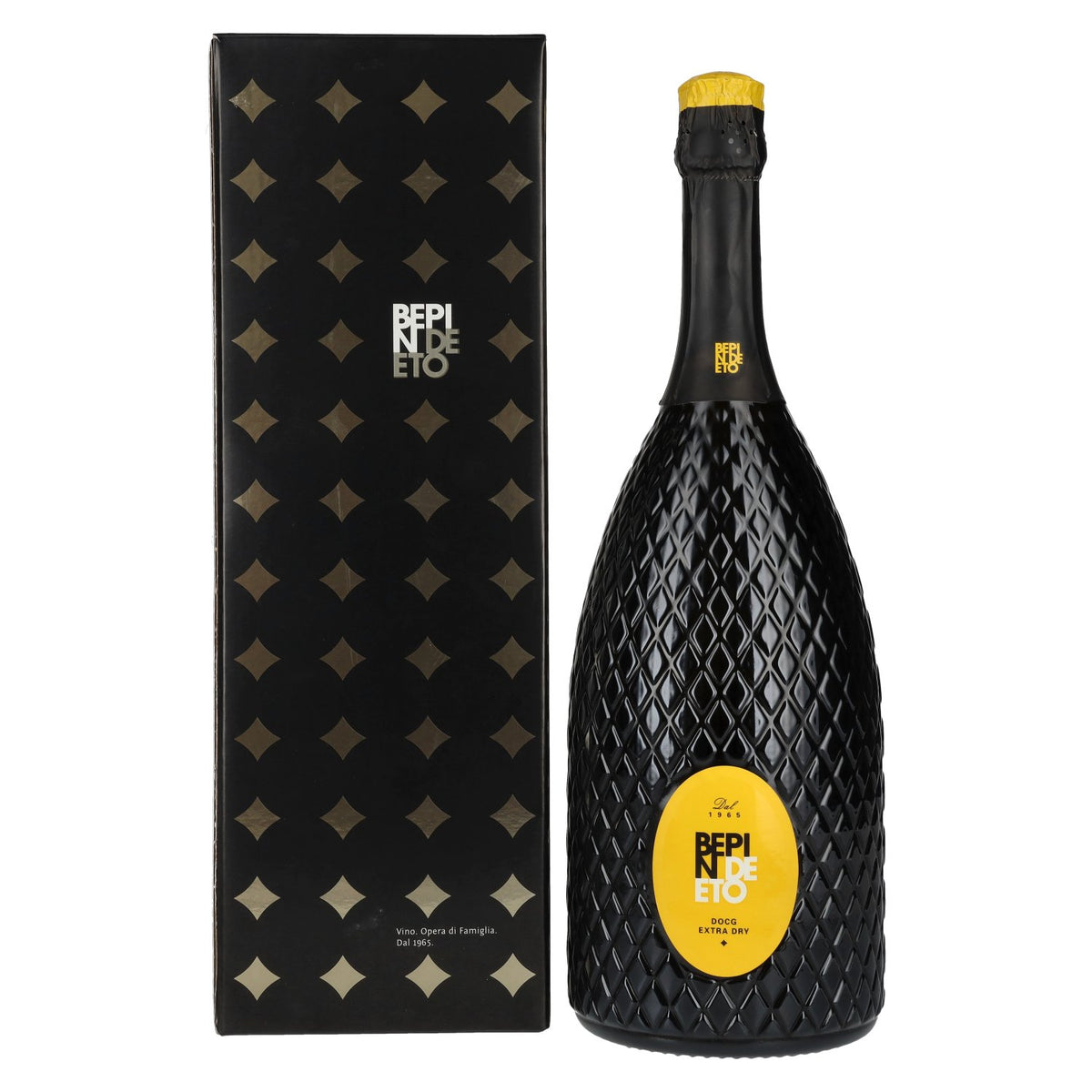 Bepin De Eto Prosecco Superiore Extra Dry Millesimato DOCG 2024 11,5% Vol. 1,5l in Geschenkbox