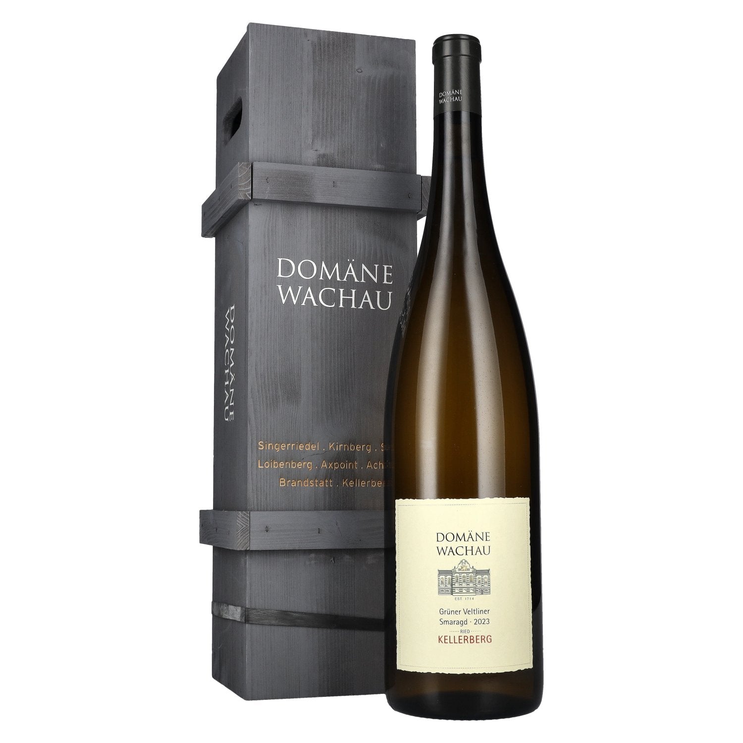 Domäne Wachau Grüner Veltliner Smaragd Kellerberg 2023 13,5% Vol. 3l in Holzkiste