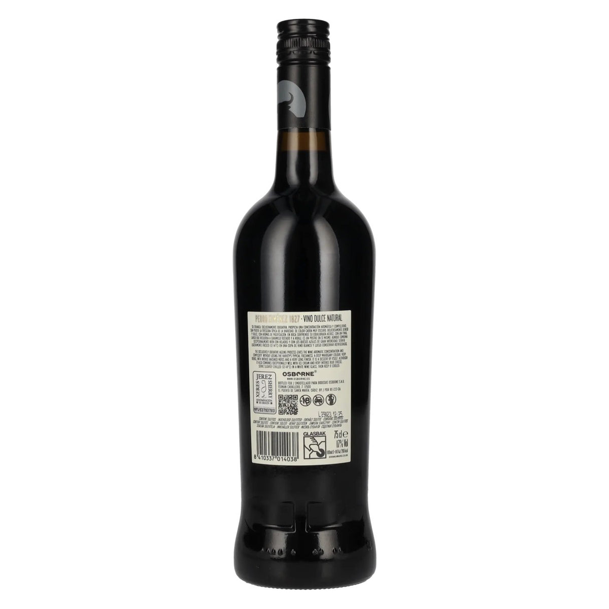 Osborne Pedro Ximénez 1827 Sherry 17% Vol. 0,75l