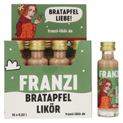 Franzi Bratapfel Likör 15% Vol. 16x0,02l