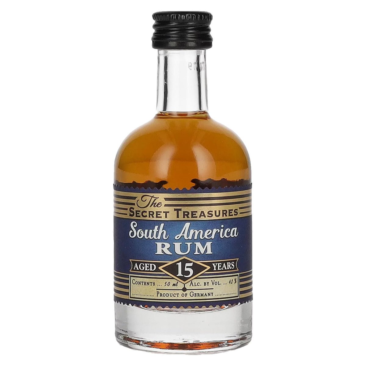 The Secret Treasures 15 Years Old South American Rum 42% vol. 0.05 l