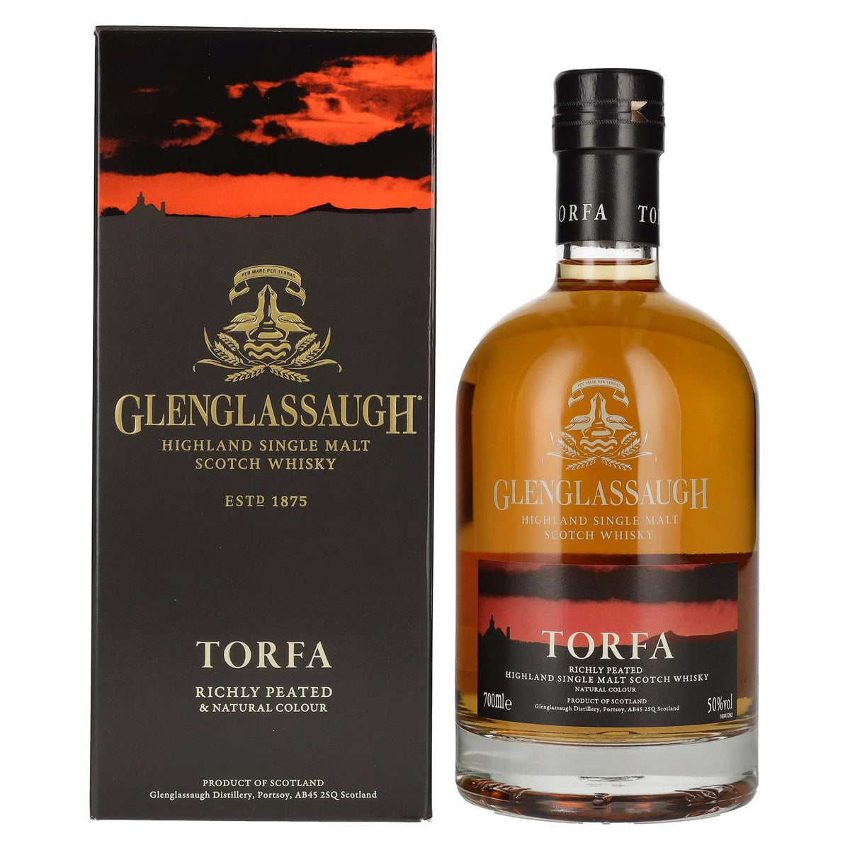 Glenglassaugh TORFA Highland Single Malt Scotch Whisky 50% vol. 0,7 l in geschenkverpakking