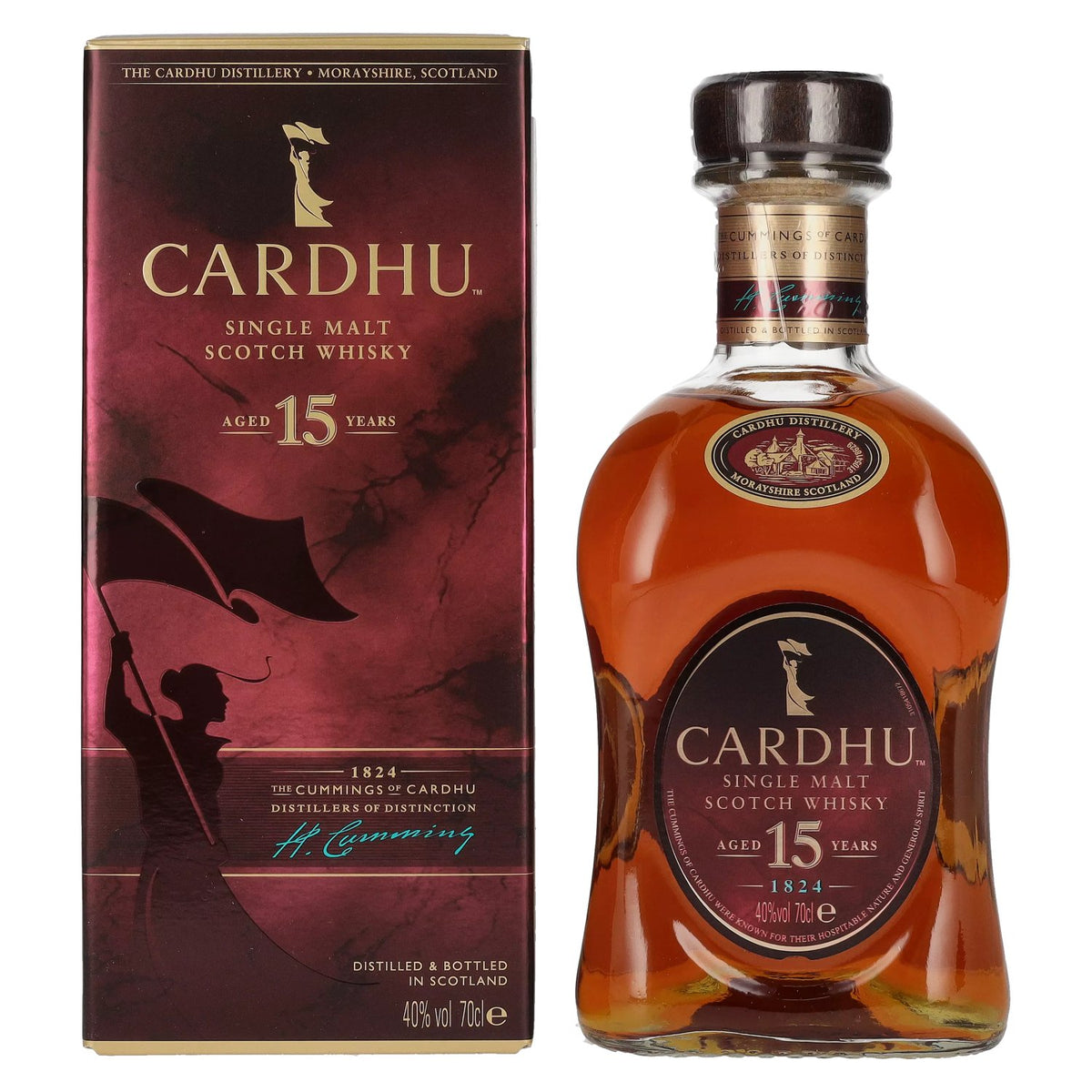 Cardhu 15 Years Old Single Malt Scotch Whisky 40% Vol. 0,7l in Geschenkbox