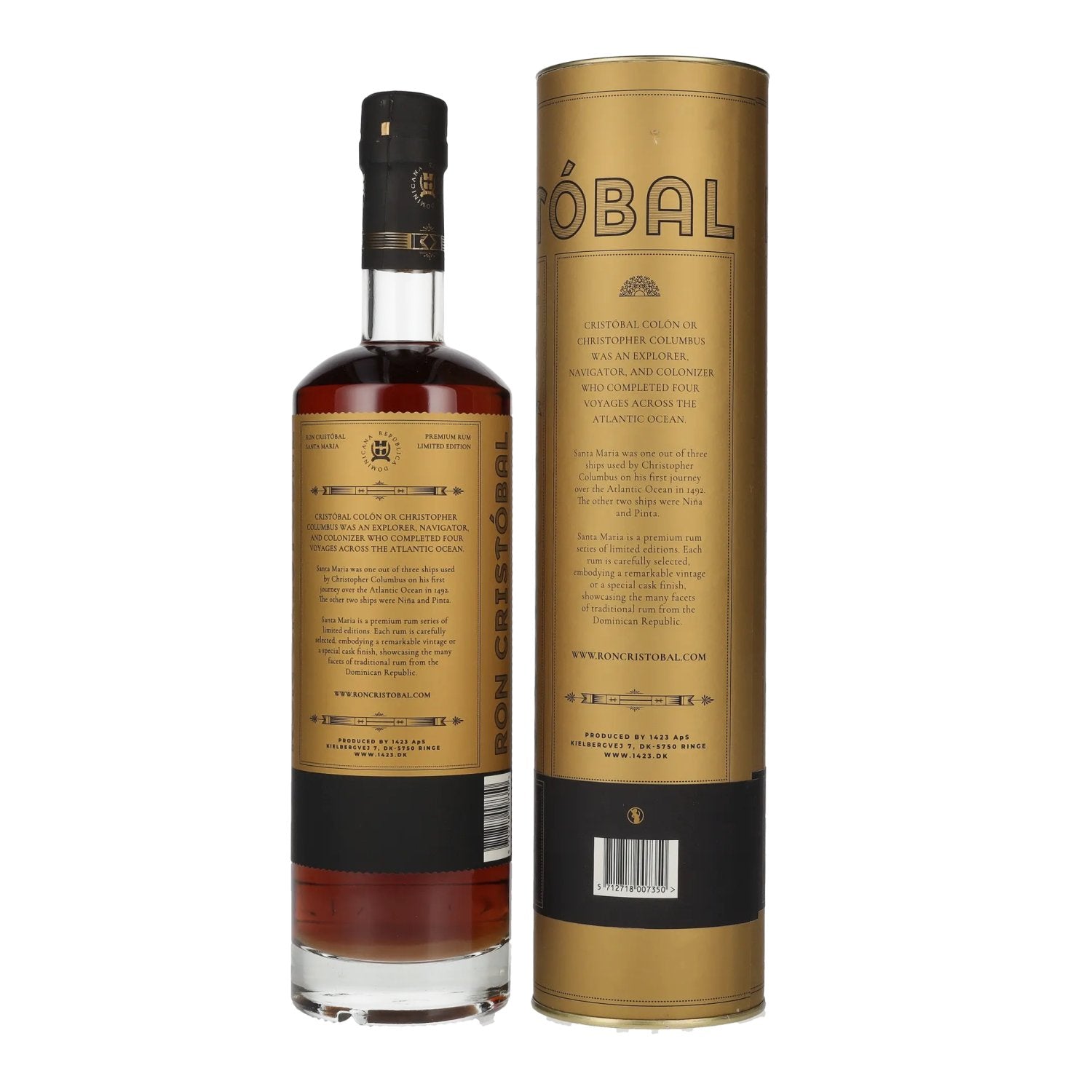 Ron Cristóbal Santa Maria Marsala Limited Edition 44% Vol. 0,7l in Geschenkbox