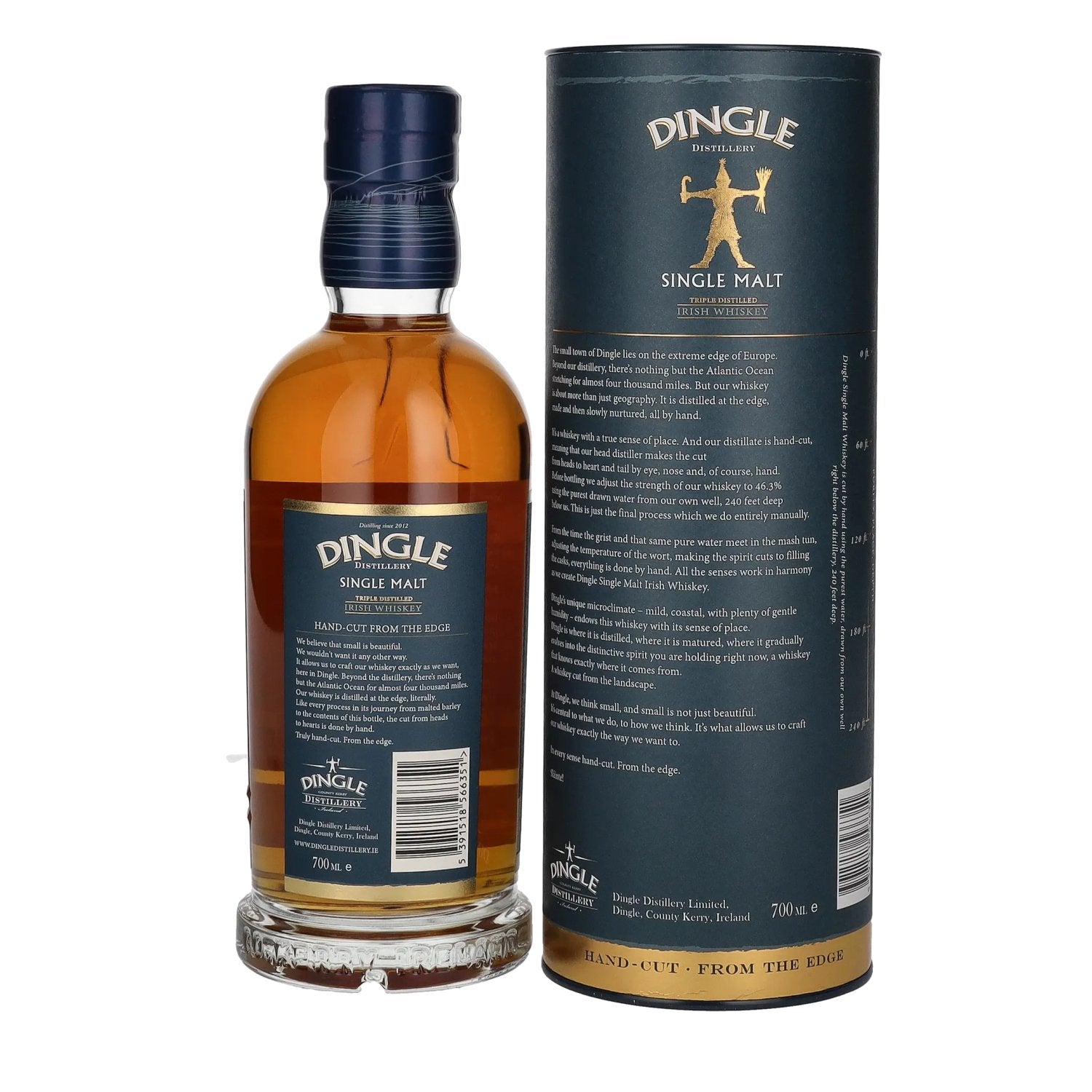 Dingle Single Malt Irish Whiskey Triple Distilled 46,3% Vol. 0,7l in gift box