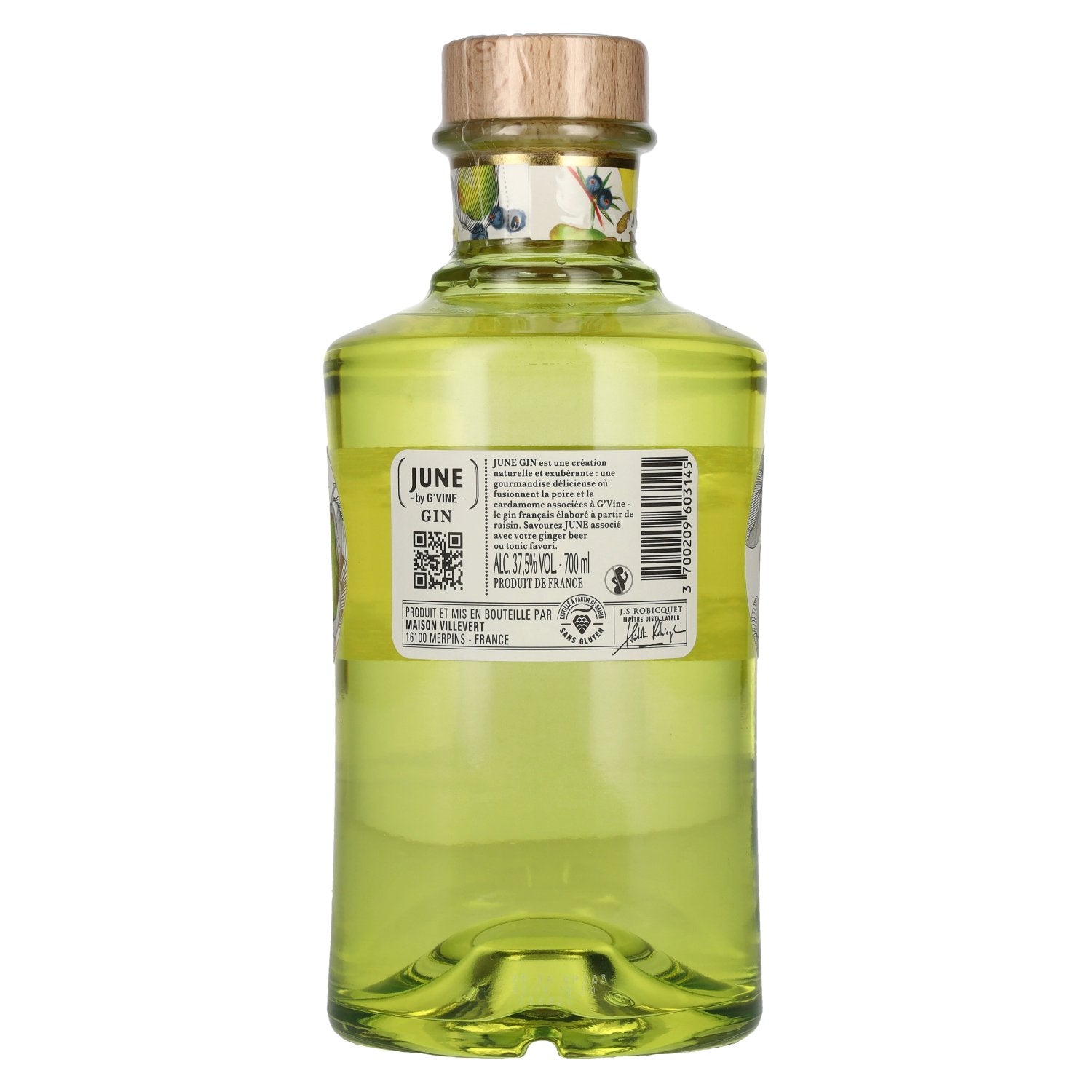 JUNE by G'Vine Gin Royal Pear &amp; Cardamom 37,5% Vol. 0,7l