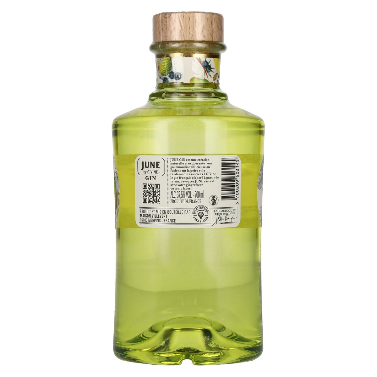 JUNE by G'Vine Gin Royal Pear &amp; Cardamom 37,5% vol. 0,7 l