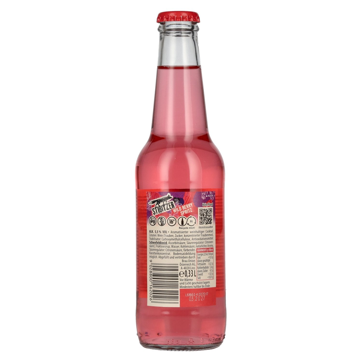 Stibitzer Wild Berry Spritz 5,5% Vol. 6x4x0,33l