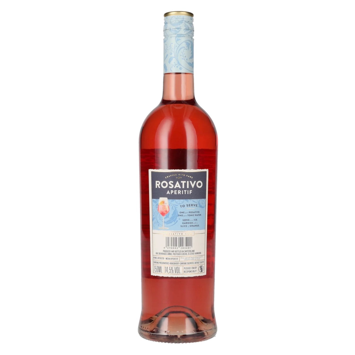 Rosativo apéritif Rhubarb &amp; Elderberry 14,5% vol. 0,75l