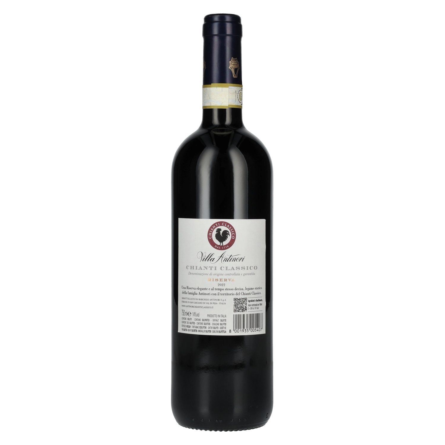 Marchesi Antinori Villa Antinori Chianti Classico Riserva DOCG 2022 14% Vol. 0,75l