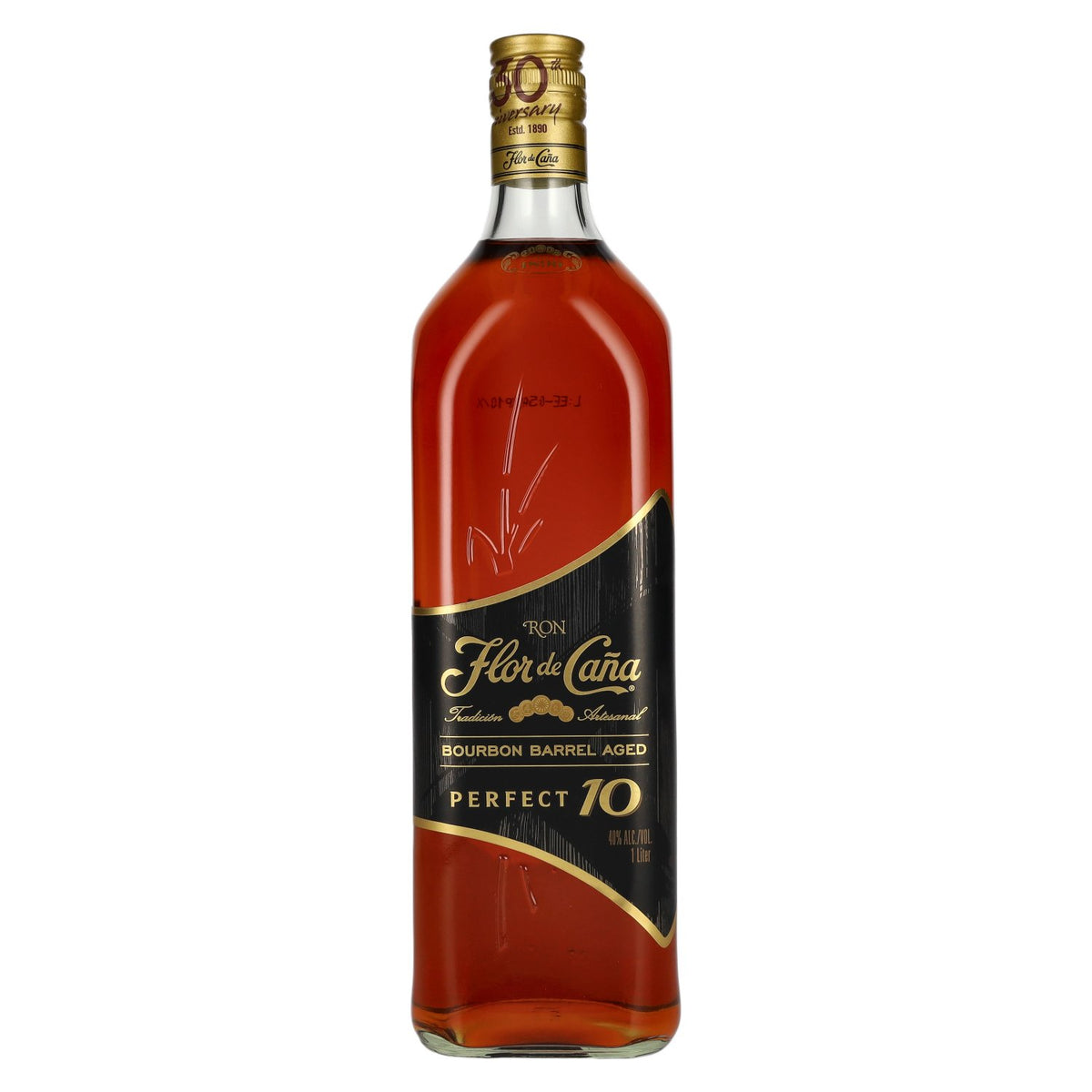 Flor de Caña PERFECT 10 Bourbon Barrel Aged 40% Vol. 1l