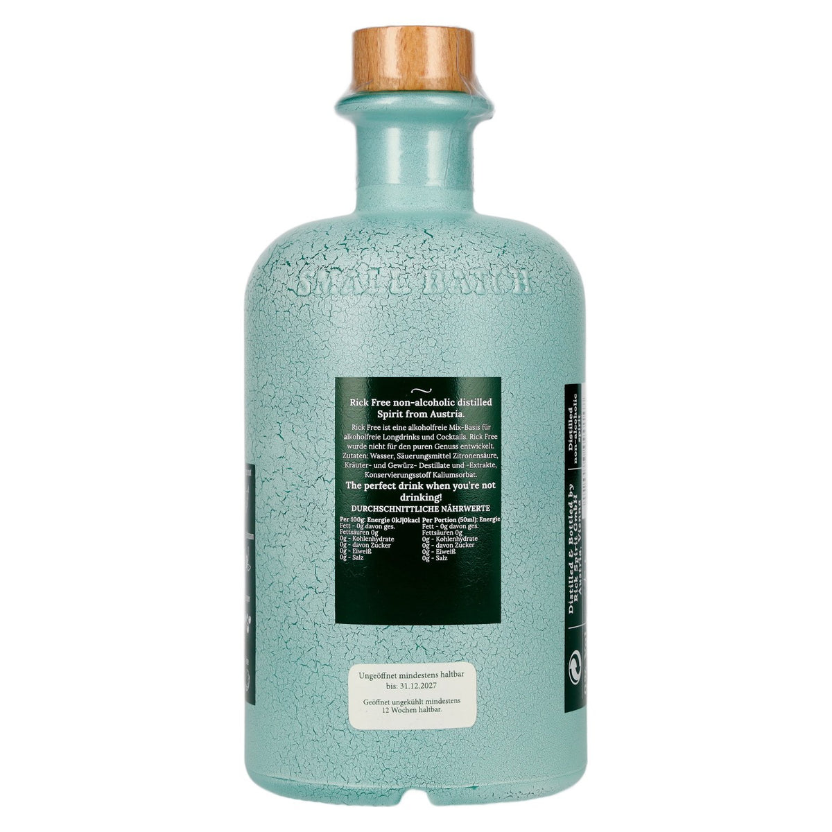 Rick Free, spiritueux distillé sans alcool, 0,5 l