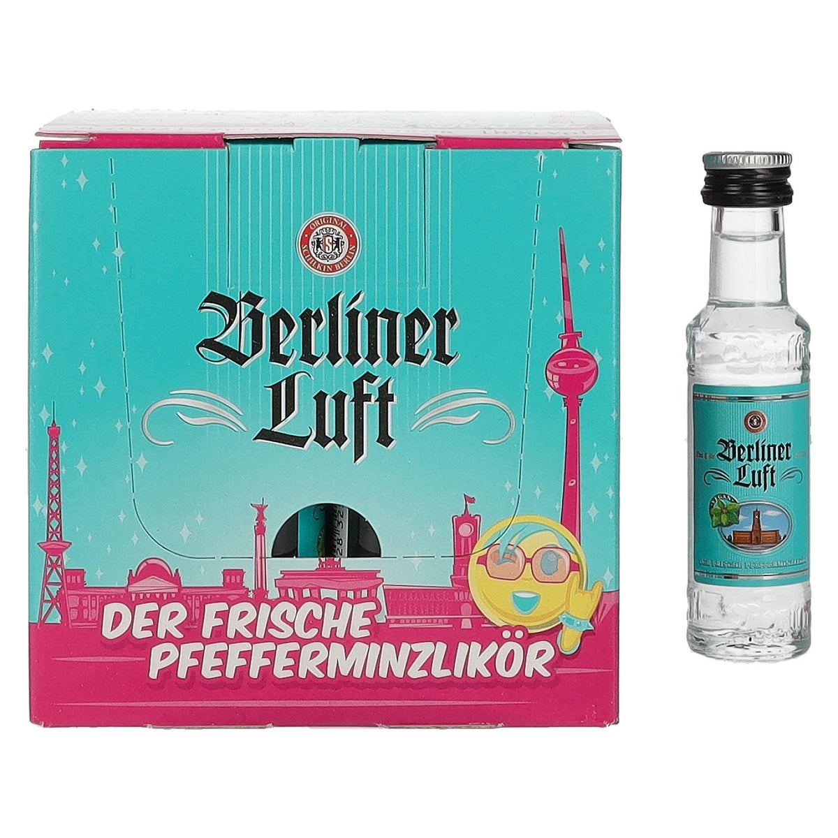 Berliner Luft LA FRAÎCHEUR Liqueur de menthe 18% vol. 24x0,02l