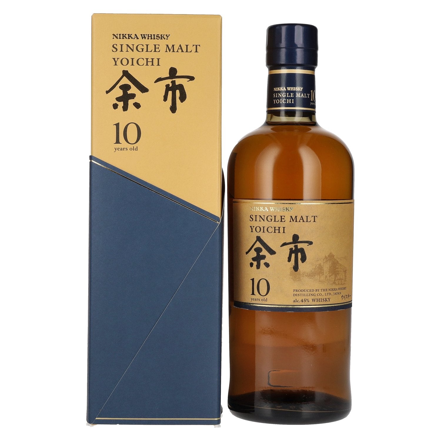 Nikka 10 Years Old Yoichi Single Malt Whisky 45% Vol. 0,7l en boîte cadeau
