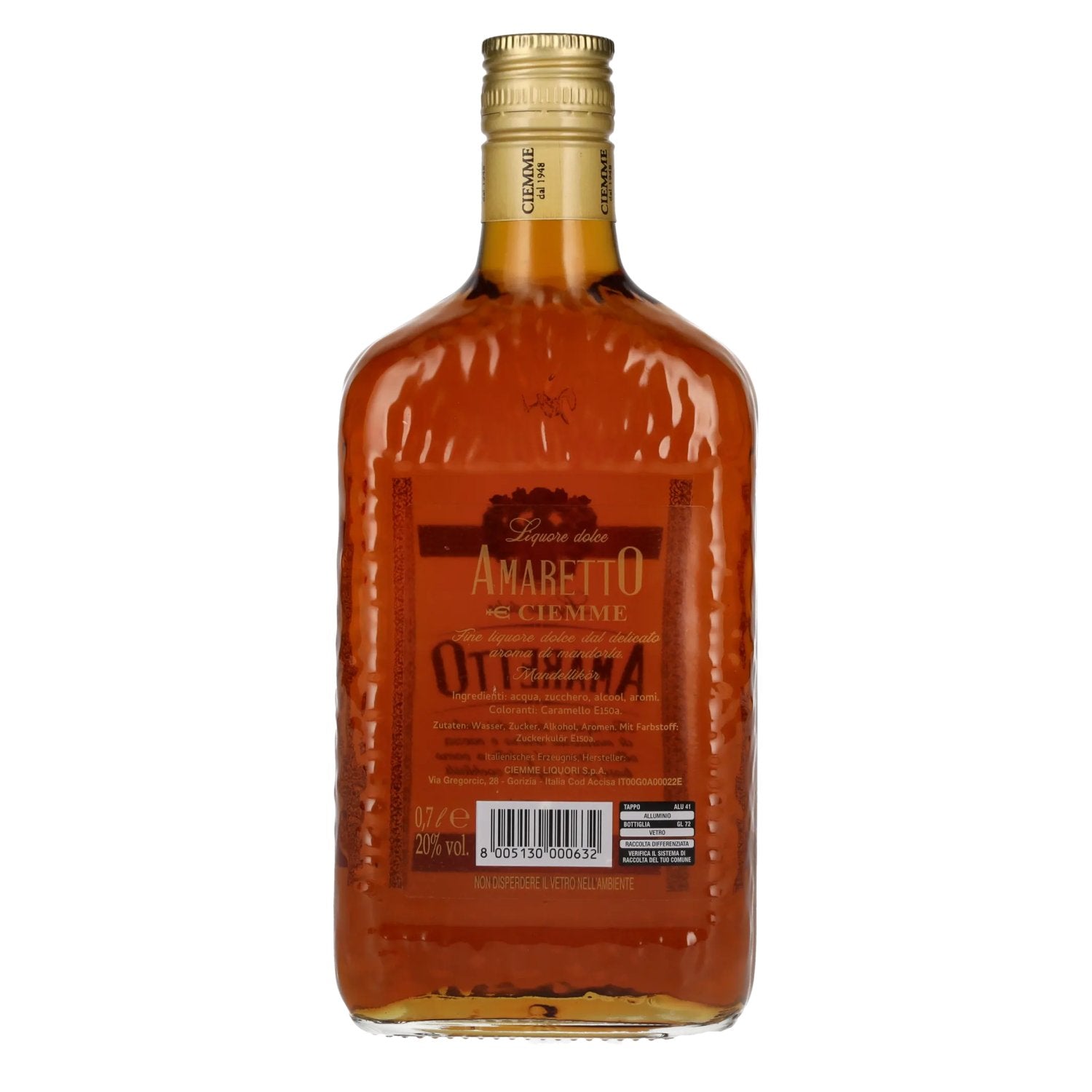 Ciemme AMARETTO Vloeibaar 20% Vol. 0,7l