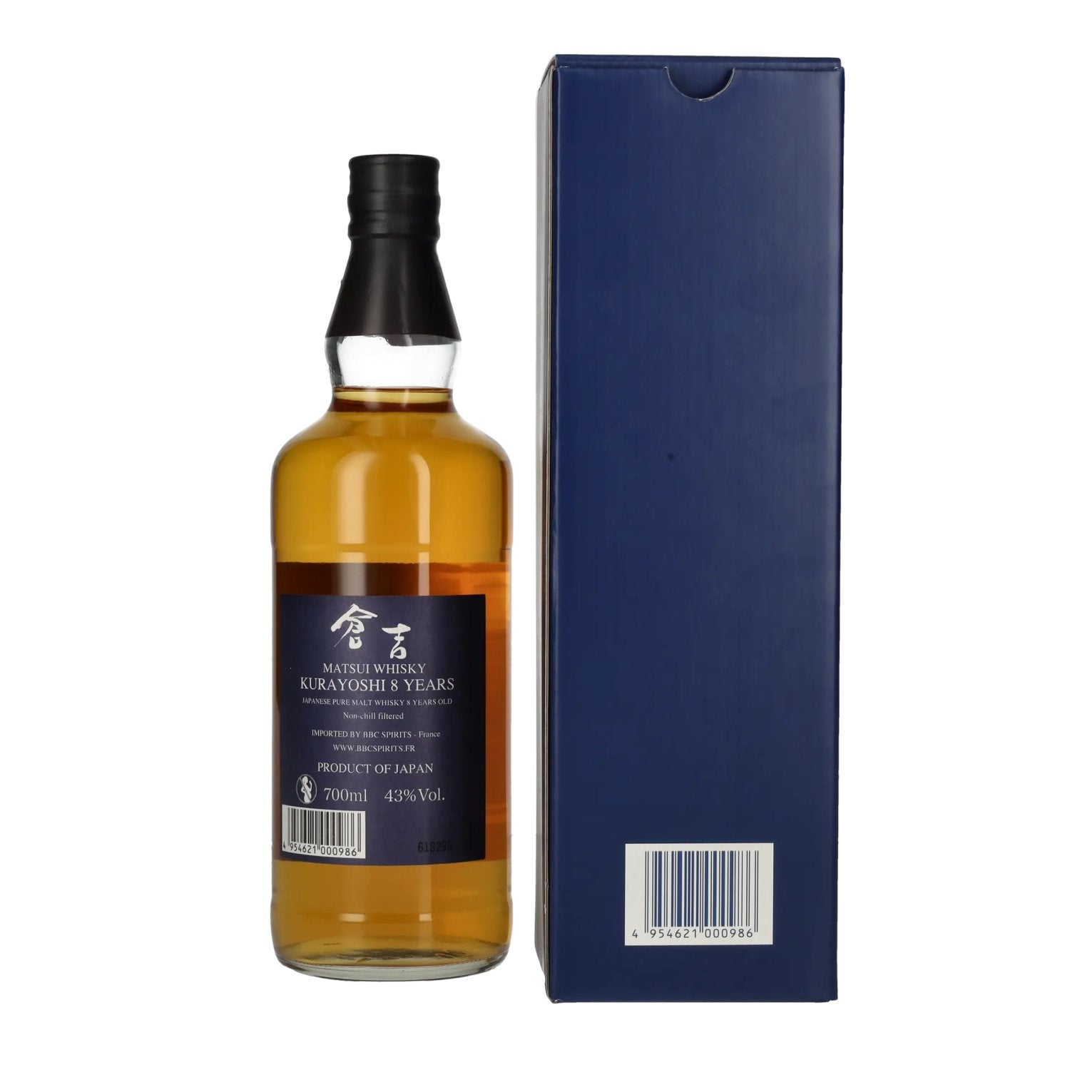 Matsui Whisky THE KURAYOSHI 8 Years Old Pure Malt Whisky 43% Vol. 0,7l in gift box