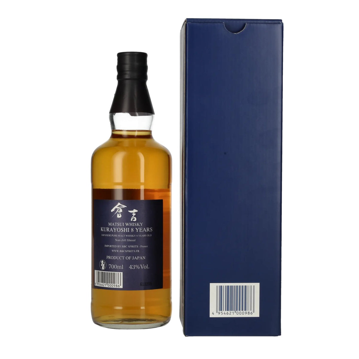 Matsui Whisky THE KURAYOSHI 8 Years Old Pure Malt Whisky 43% vol. 0.7 l in a gift box
