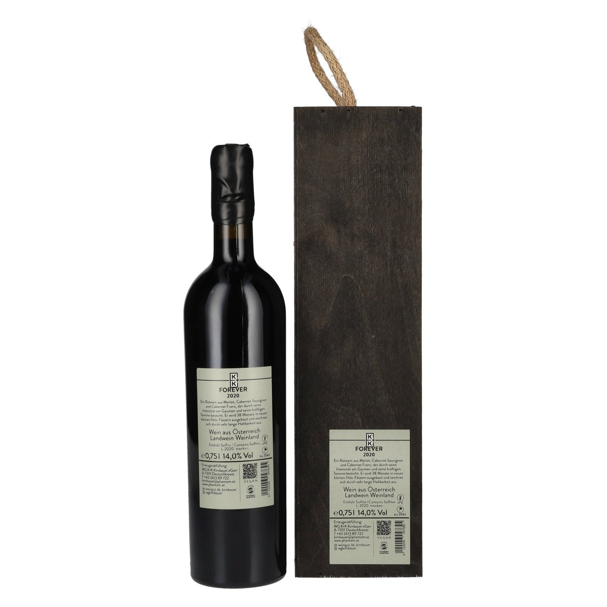 K+K Kirnbauer FOREVER 2020 14 % vol. 0,75 l dans un coffret en bois