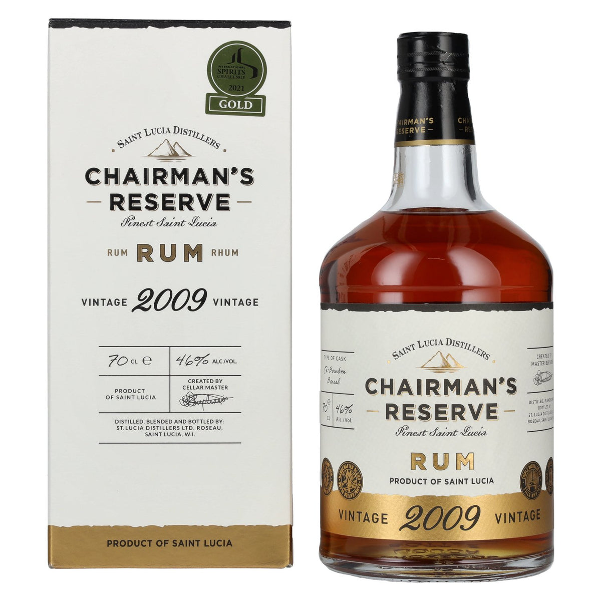 Chairman's Reserve Rum VINTAGE 2009 46% Vol. 0,7l in Geschenkbox