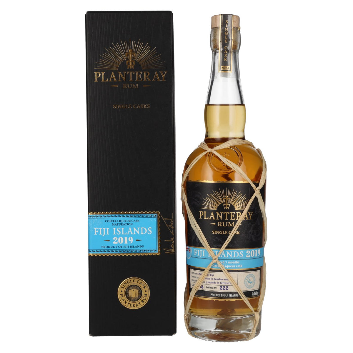 Planteray Rum FIJI 2019 Coffe Liqueur Cask Finish 45,4% Vol. 0,7l in Geschenkbox