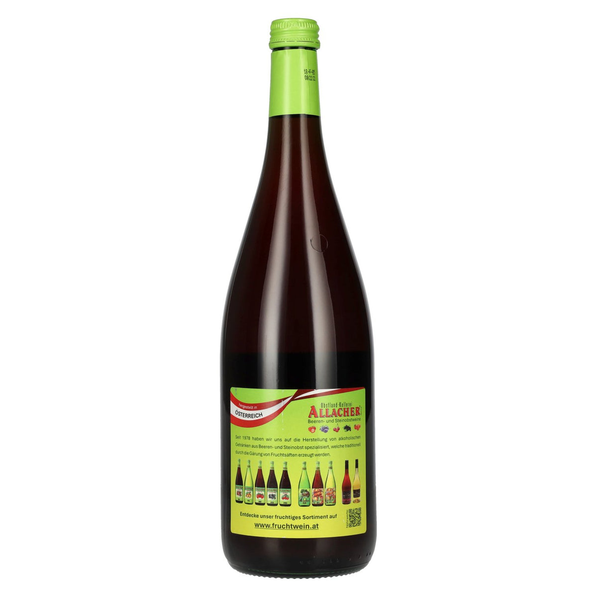 Allacher aardbeienwijn 6% Vol. 1l