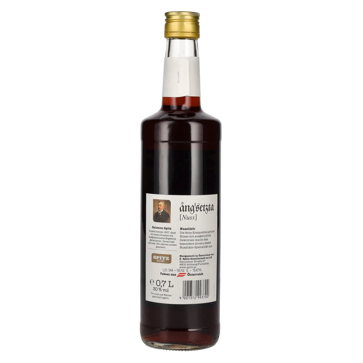 Spitz Ang'setzta Nuss 30% ABV 0.7l