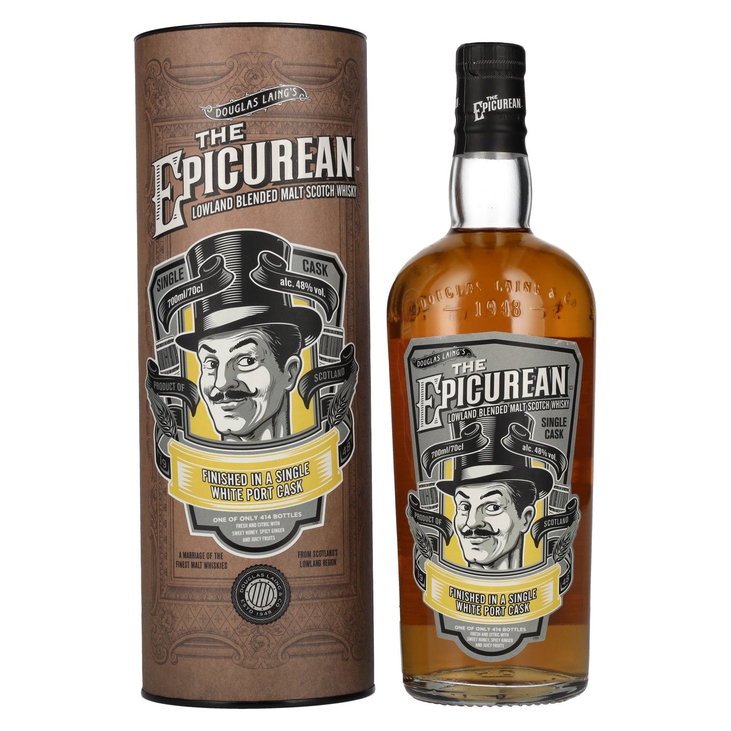 Douglas Laing THE EPICUREAN White Port Cask Finish Limited Edition 48% vol. 0,7l en boîte cadeau