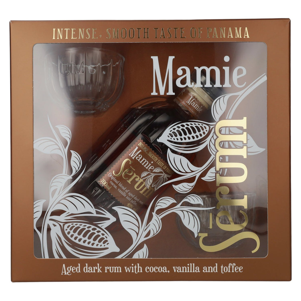 SeRum Mamie 40% Vol. 0,7l in Geschenkbox mit 2 Gläser