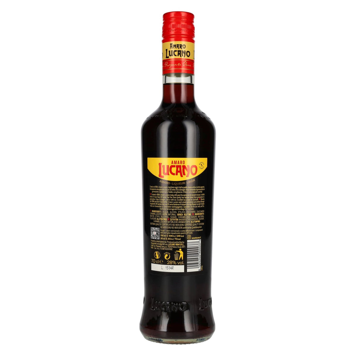 Amaro Lucano 28% ABV 0.7 l