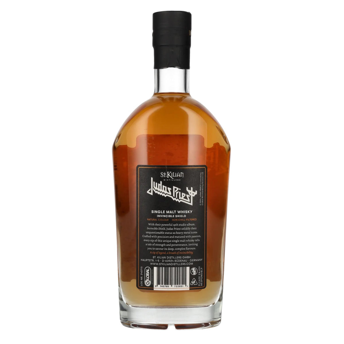 Judas Priest INVINCIBLE SHIELD Single Malt Whisky 47% ABV 0.7l