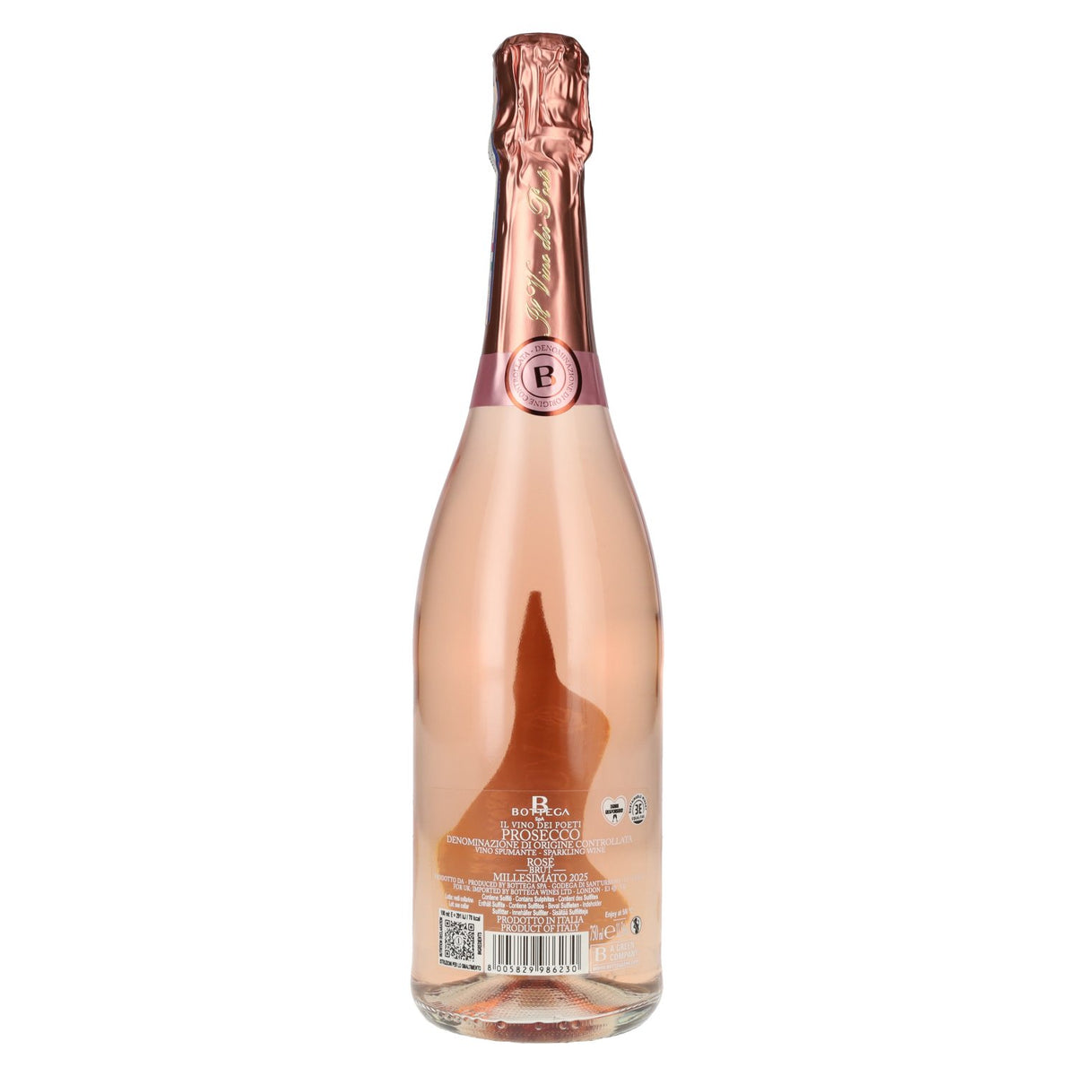 Bottega Il Vino dei Poeti Prosecco Rosé Millesimato DOC 2025 11,5 % vol. 0,75 l