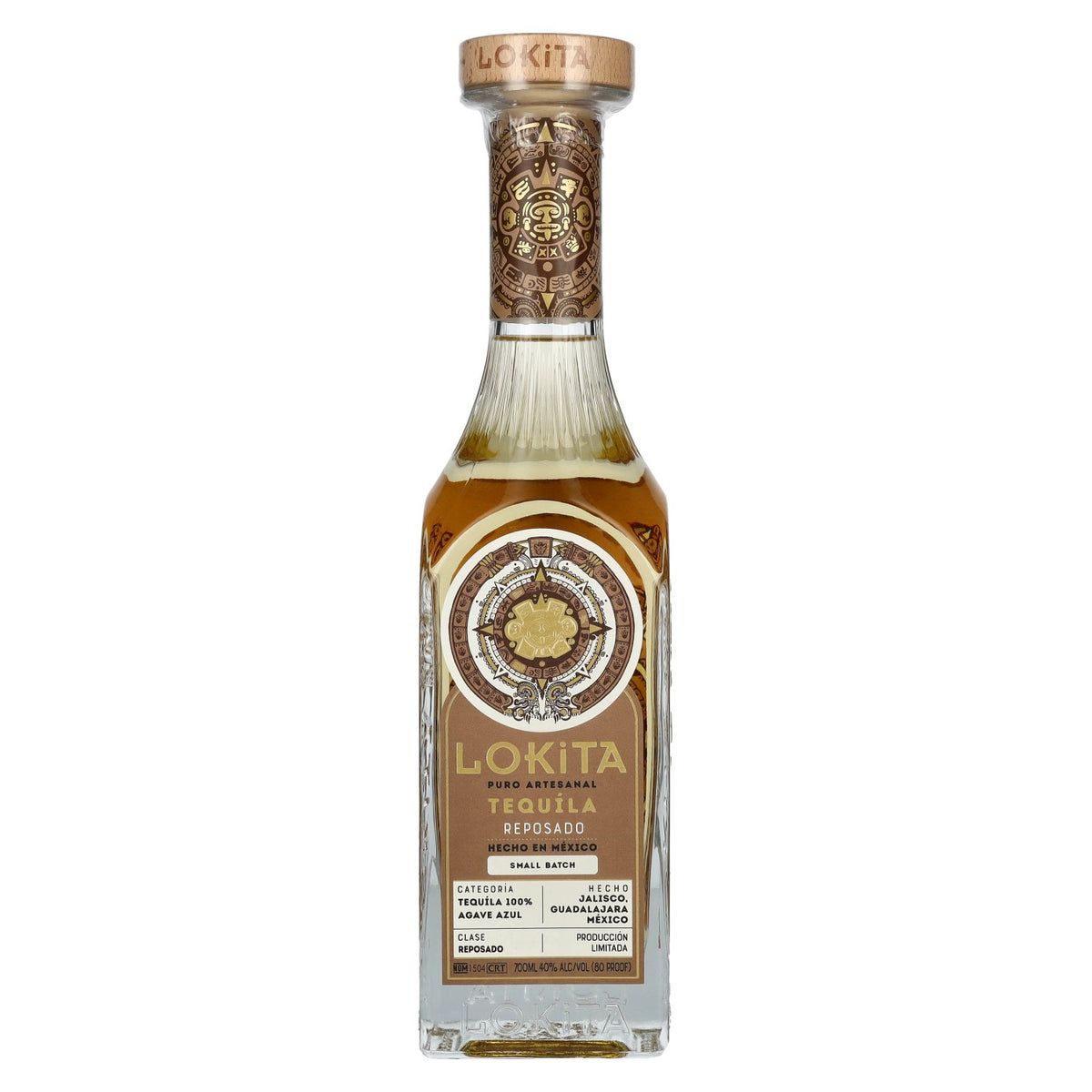 Tequila Lokita Reposado 100 % agave bleu, 40 % vol., 0,7 l