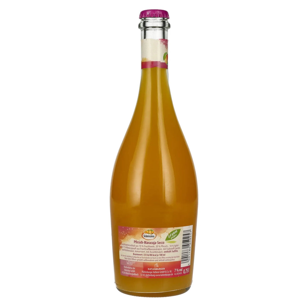 Katlenburger Valensina Pfirsich-Maracuja Secco 7% Vol. 0,75l