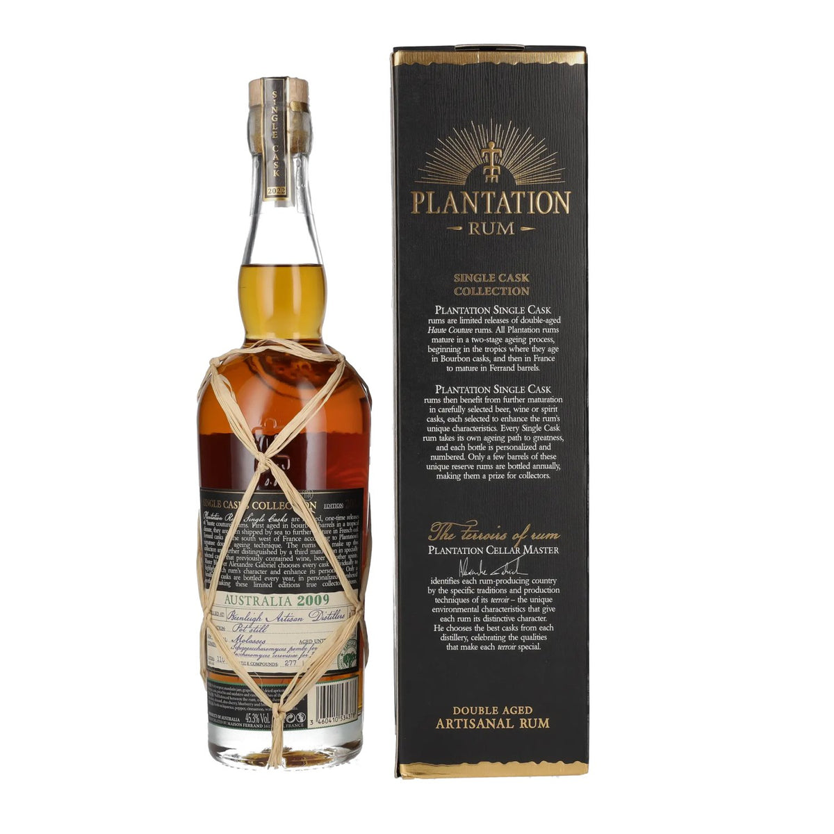 Plantation Rum AUSTRALIA Single Cask Sherry Palo Cortado Finish 2009 45,3% vol. 0,7 l in geschenkverpakking