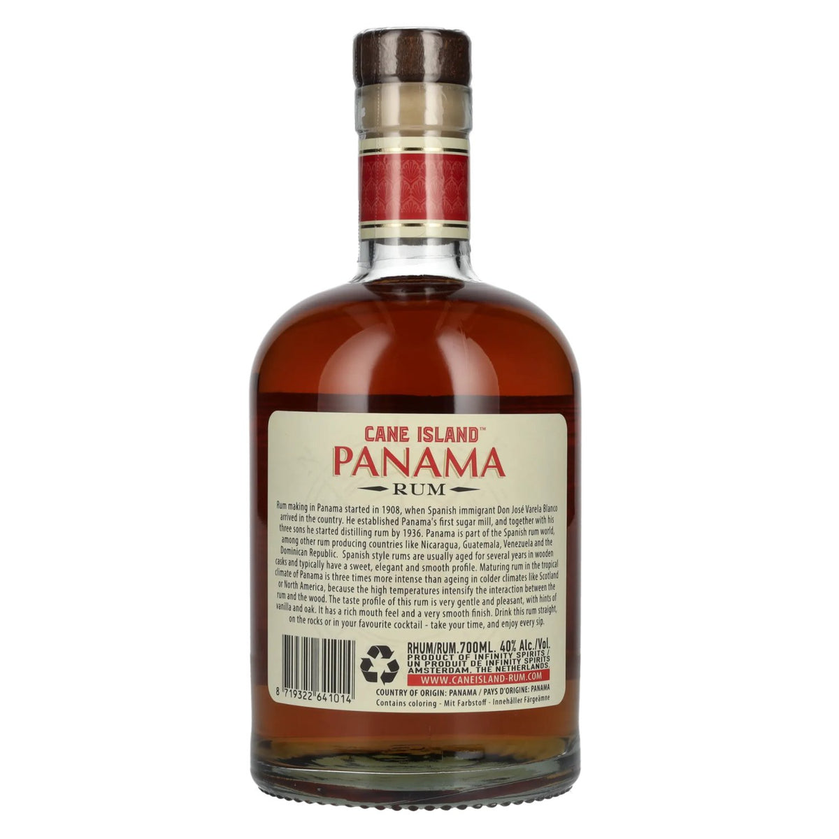 Cane Island PANAMA Single Island Blend Rum 40% Vol. 0,7l