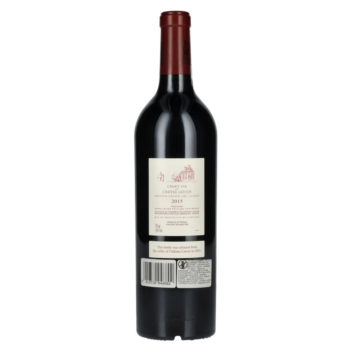 Grand Vin de Chateau Latour, Premier Grand Cru Classé, Pauillac 2015, 13% ABV, 0.75 litres