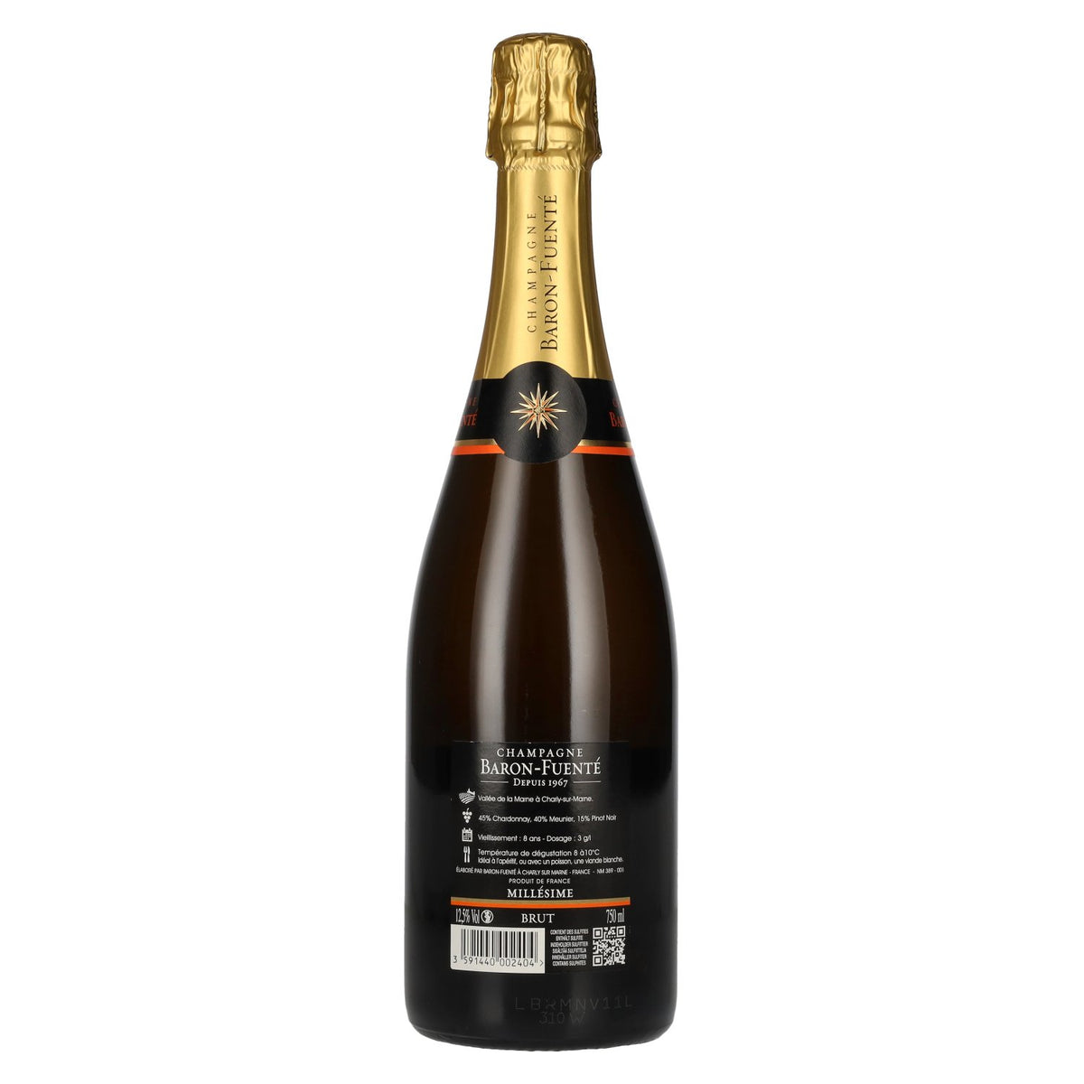 Baron-Fuenté MILLÉSIME Champagne Brut 2015 12,5% Vol. 0,75l
