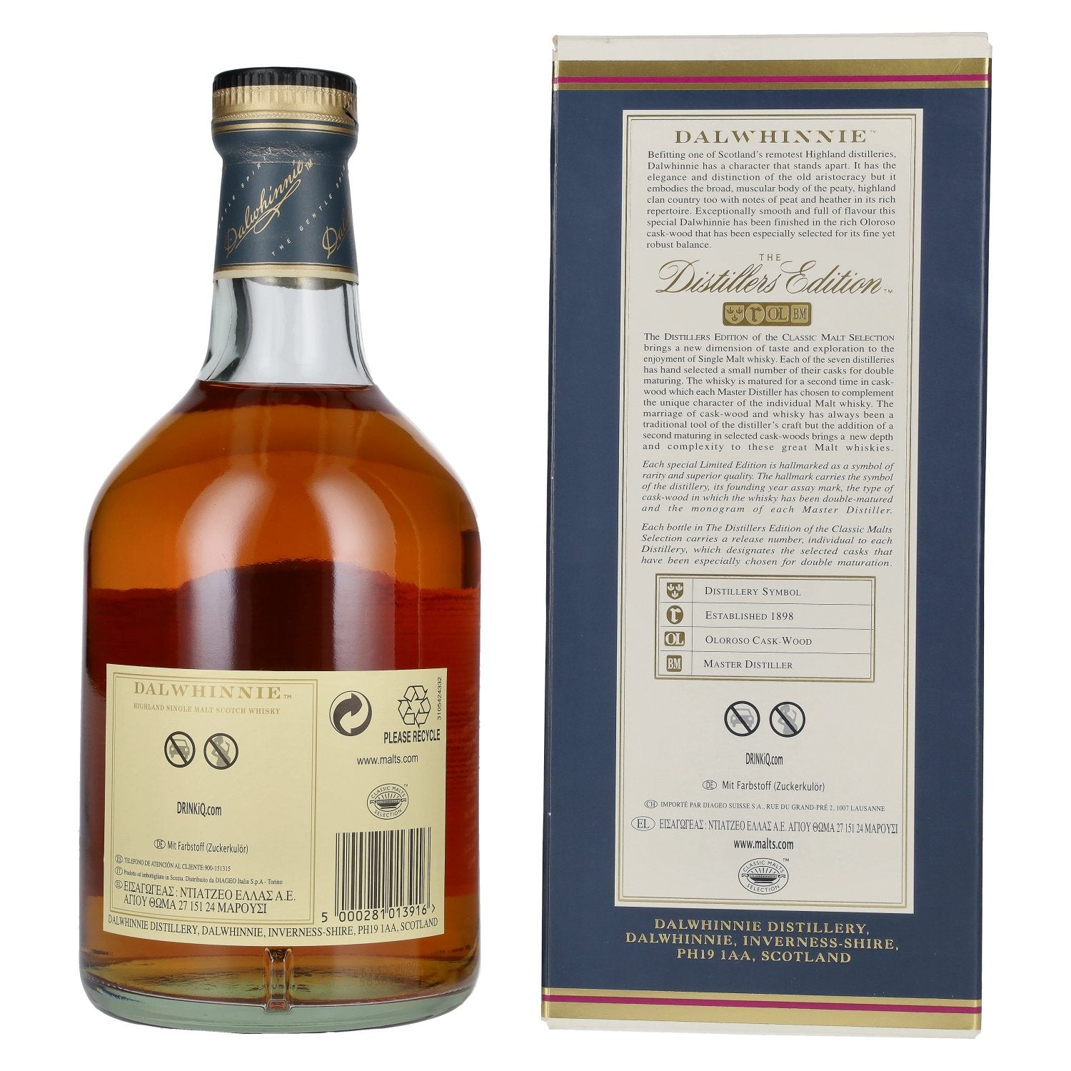 Dalwhinnie The Distillers Edition Double Matured 2000 43% vol. 0.7 l in a gift box