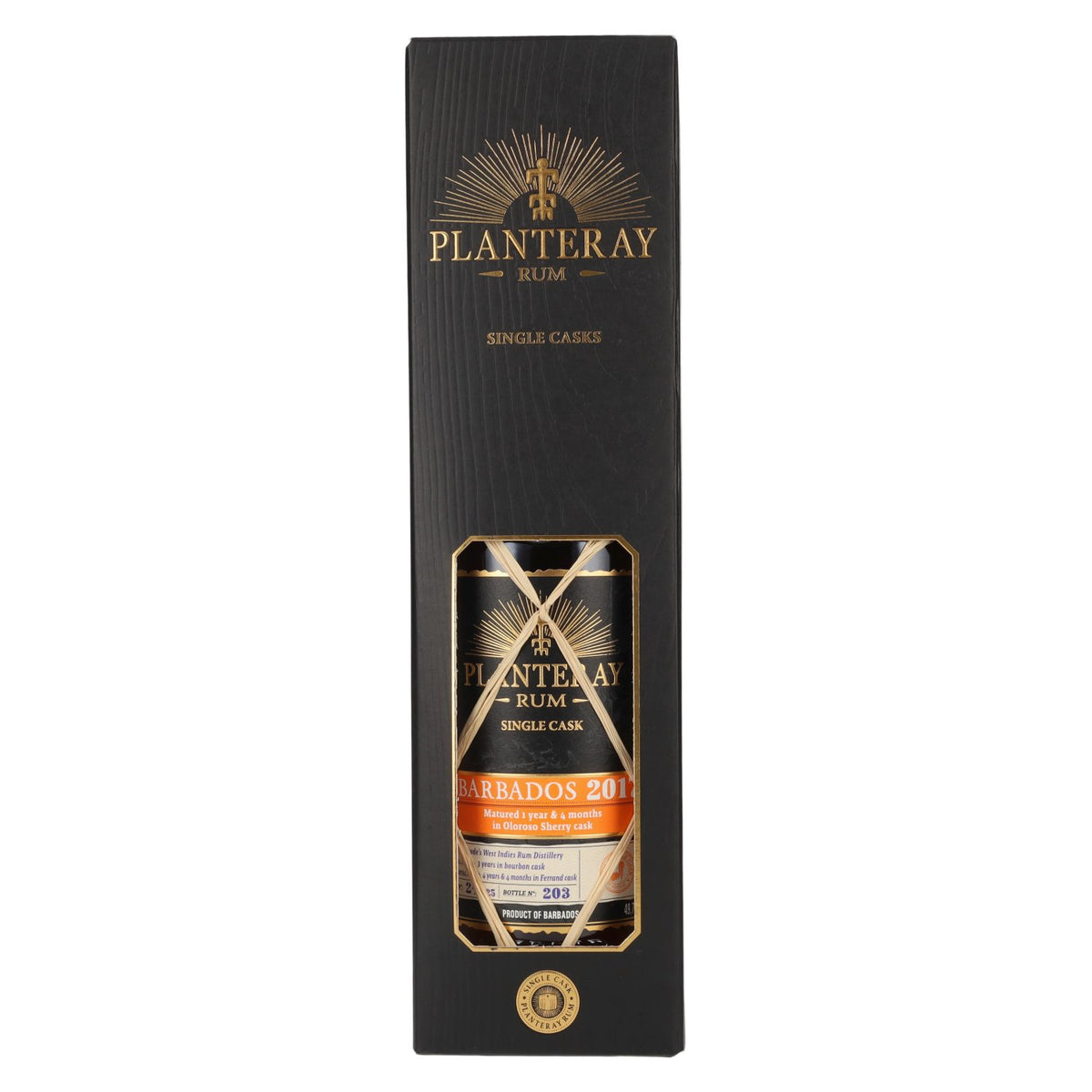 Planteray Rum BARBADOS Single Cask Olorosso Barrel 2017 49,7% Vol. 0,7l in Geschenkbox