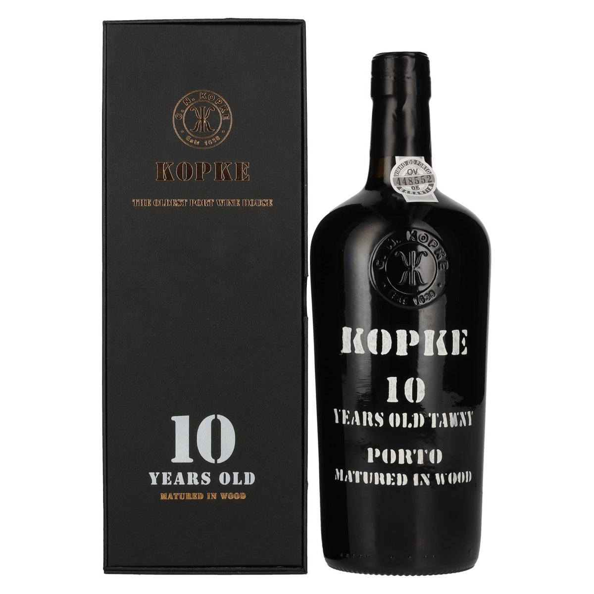 Kopke 10 Years Old TAWNY Port 20% ABV, 0.75l in a gift box