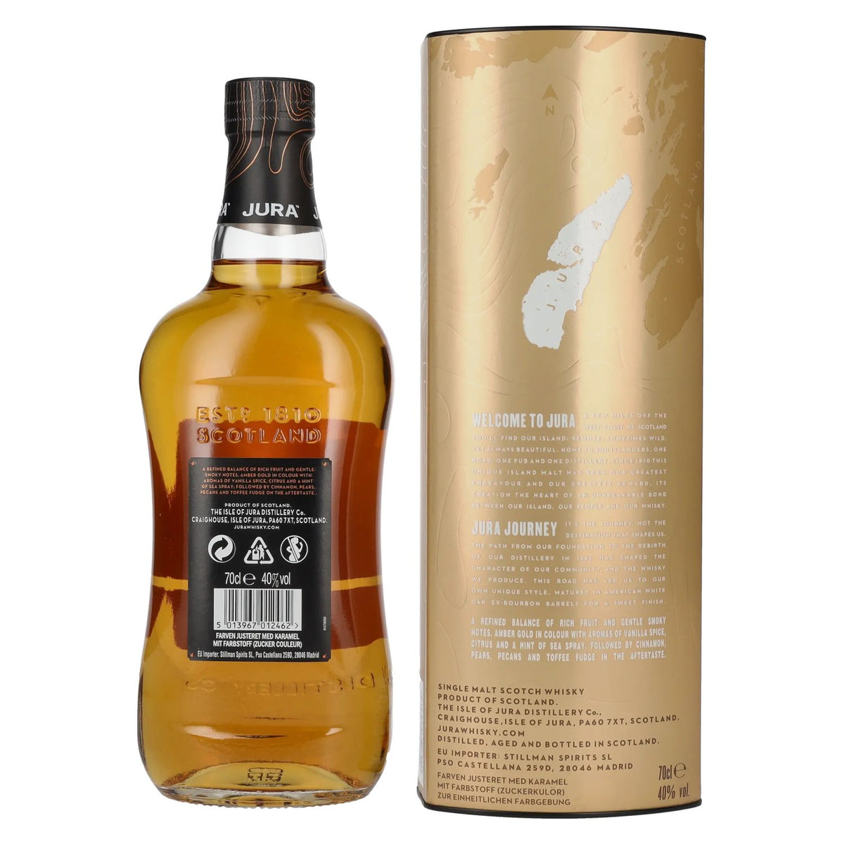 Jura JOURNEY Single Malt Scotch Whisky 40% vol. 0.7 l in a gift box