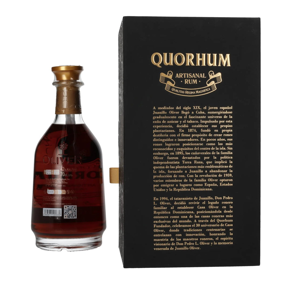 Ron Quorhum 30th Anniversary Founder’s Special Edition 42% vol. 0.7l in a gift box