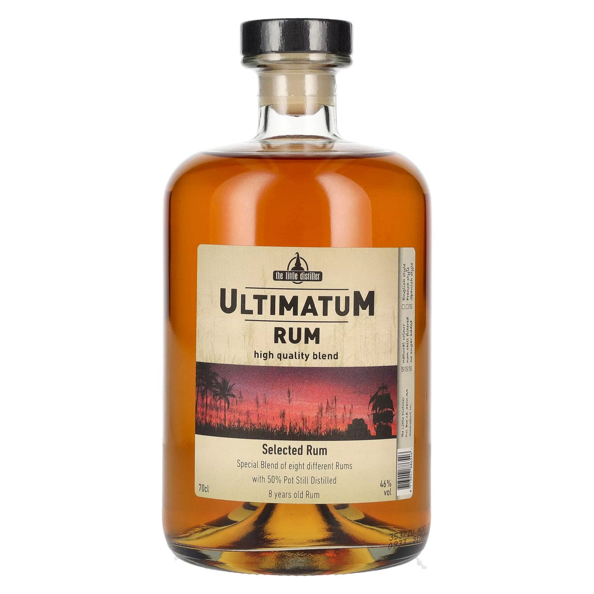 UltimatuM Rum 8 ans d'âge, sélection, 46 % vol., 0,7 l