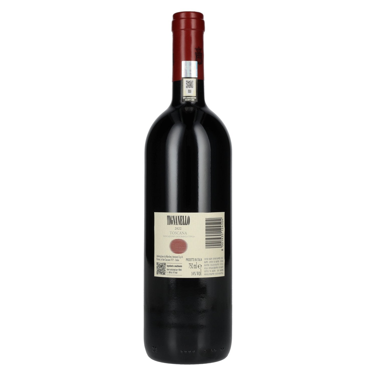 Marchesi Antinori Tignanello IGT 2022 14% vol. 0,75l