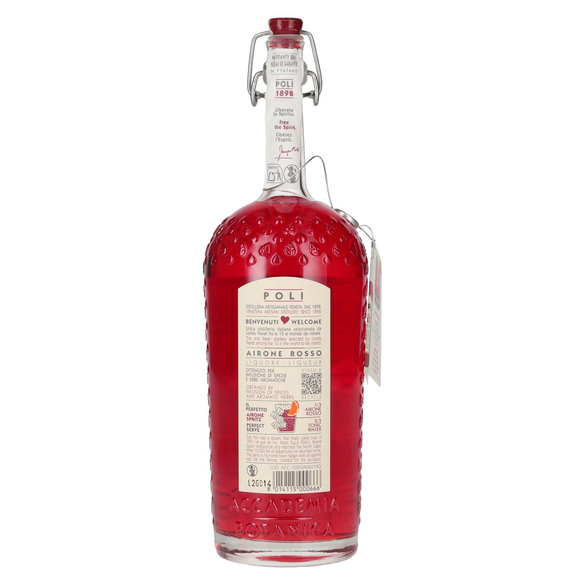 Poli Airone Rosso Aperitivo Veneto 17% vol. 0,7 l