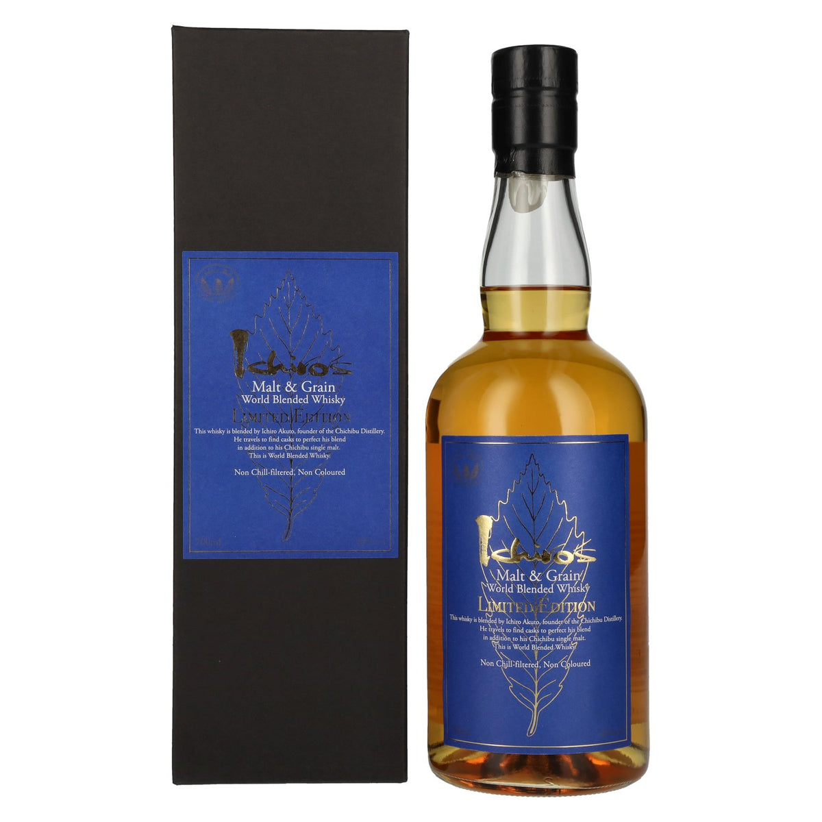 Chichibu Ichiro's Malt &amp; Grain World Blended Whisky 48% Vol. 0,7l in gift box