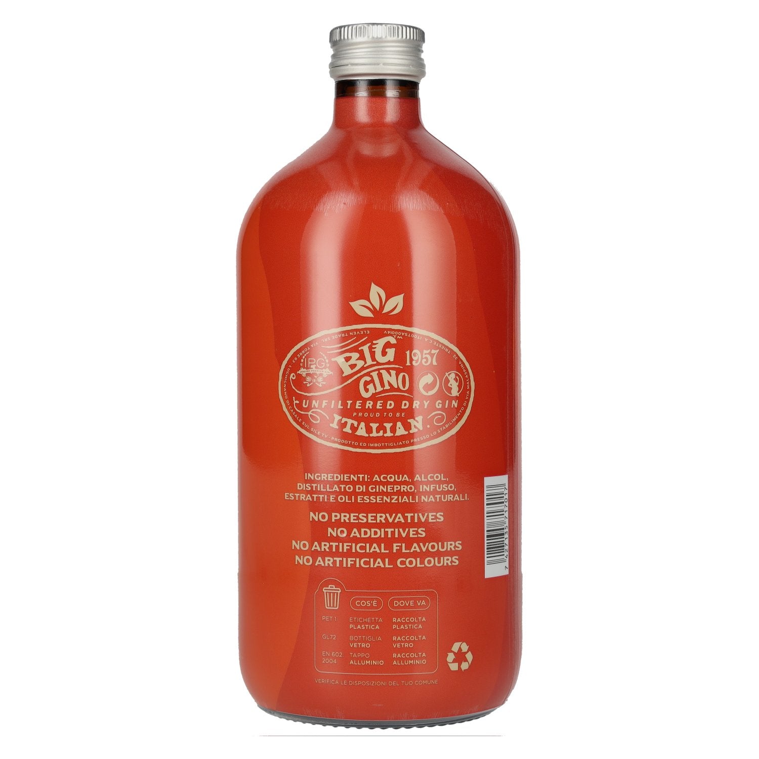 Big Gino Gin ORANGE PASSION 38 % vol. 1 l