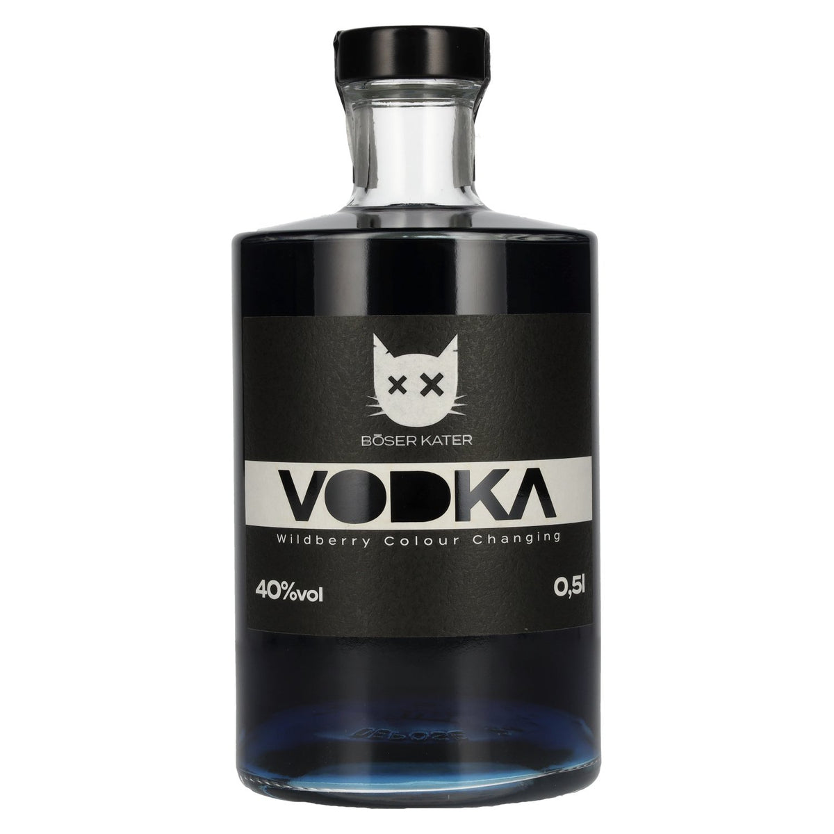 Böser Kater Vodka Wildberry à couleur changeante 40 % vol. 0,5 l
